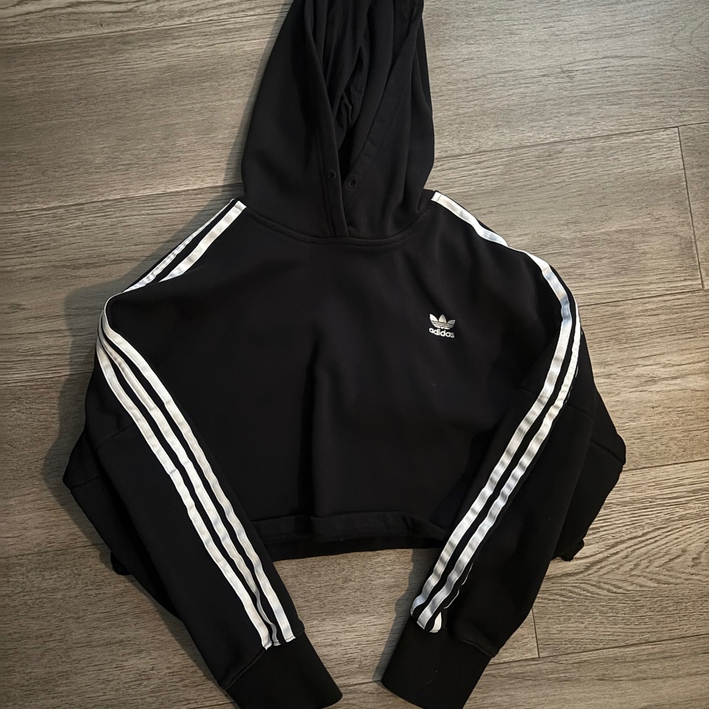 Adidas crop hoodie